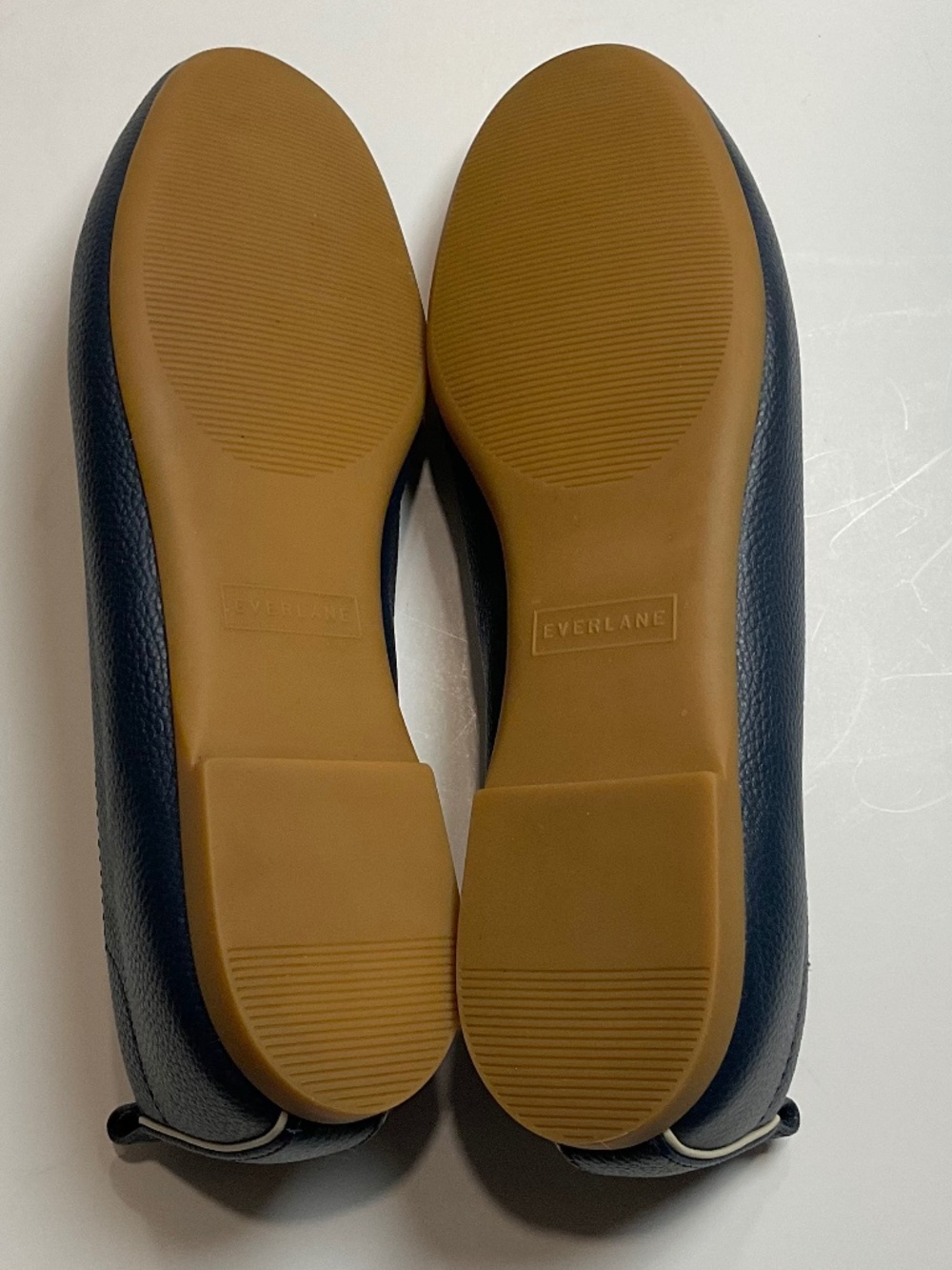 EVERLANE The Day Glove Flats in Blue Italian Leather Size 5.5 - Picture 5 of 8